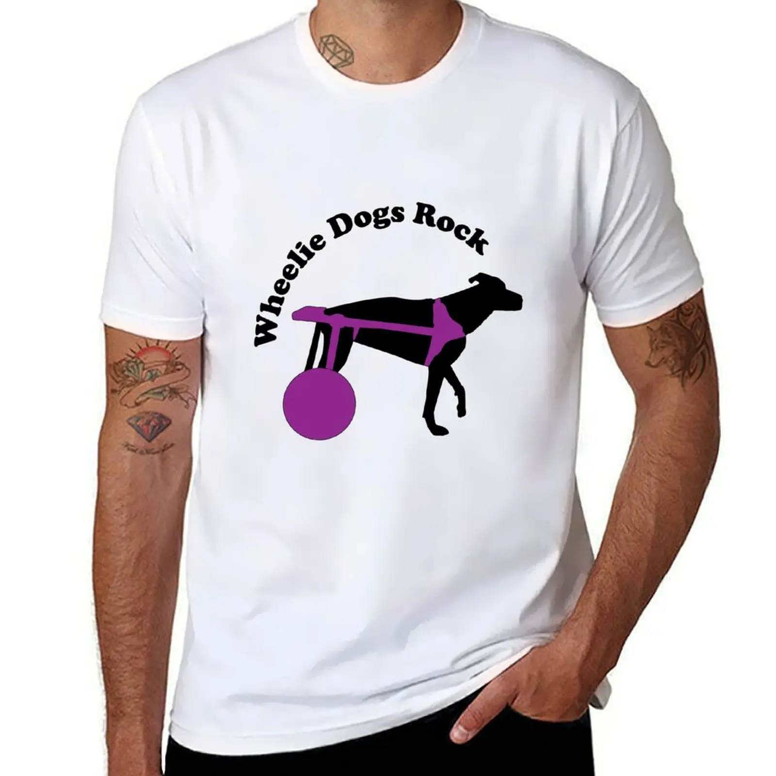 

Футболка Wheelie Dog without the Circle, мужские хлопковые мягкие футболки, мужская футболка из 100-процентного хлопка