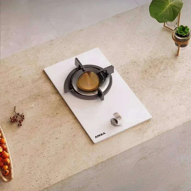 AAEmbedded Gas Single Stove White Gas Stove Household Natural Gas Large Firepower Single-head Stove First-class