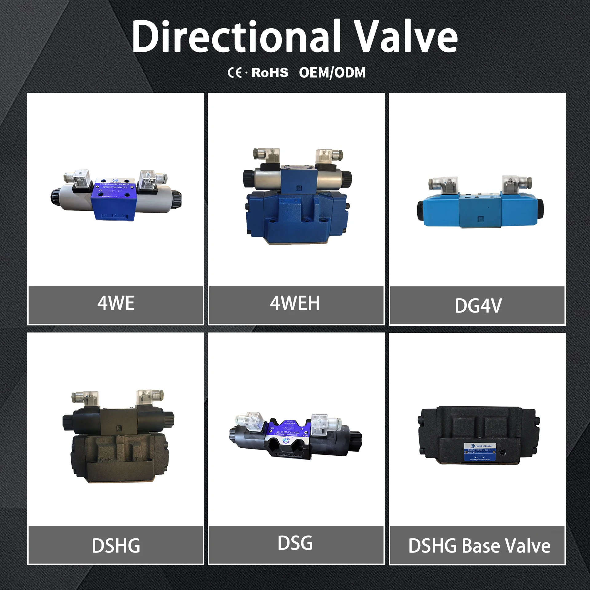 4WE6 4WE10 Explosion-Proof Pressure Control Valve 2 Way Double Solenoid 350 Bar Hydraulic