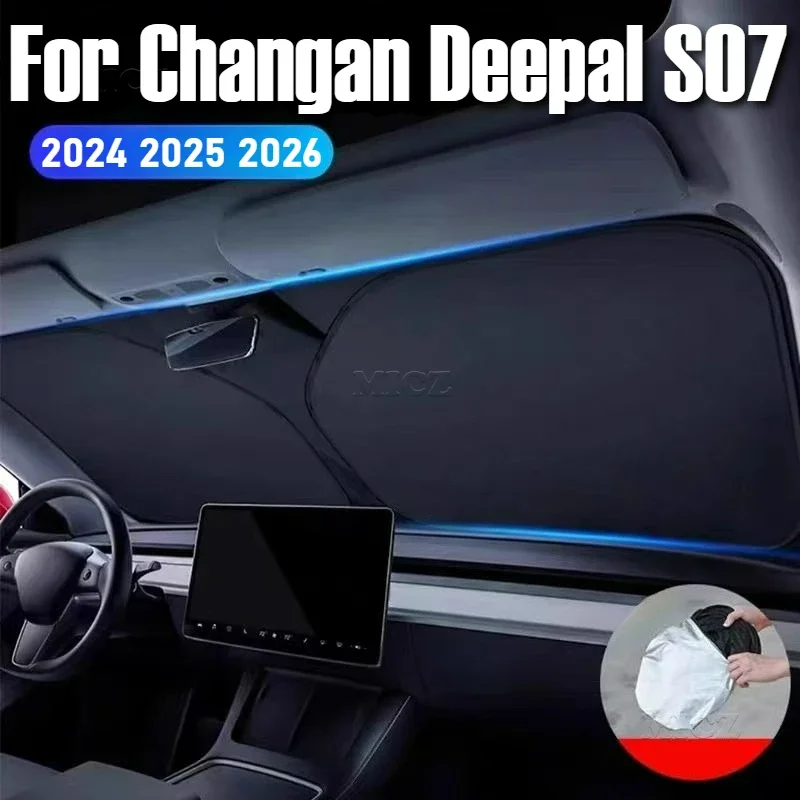 

Автомобильный Стайлинг для Changan Deepal S07 2024 2025 2026, автомобильные аксессуары, солнцезащитный козырек на лобовое стекло, защита от ультрафиолета