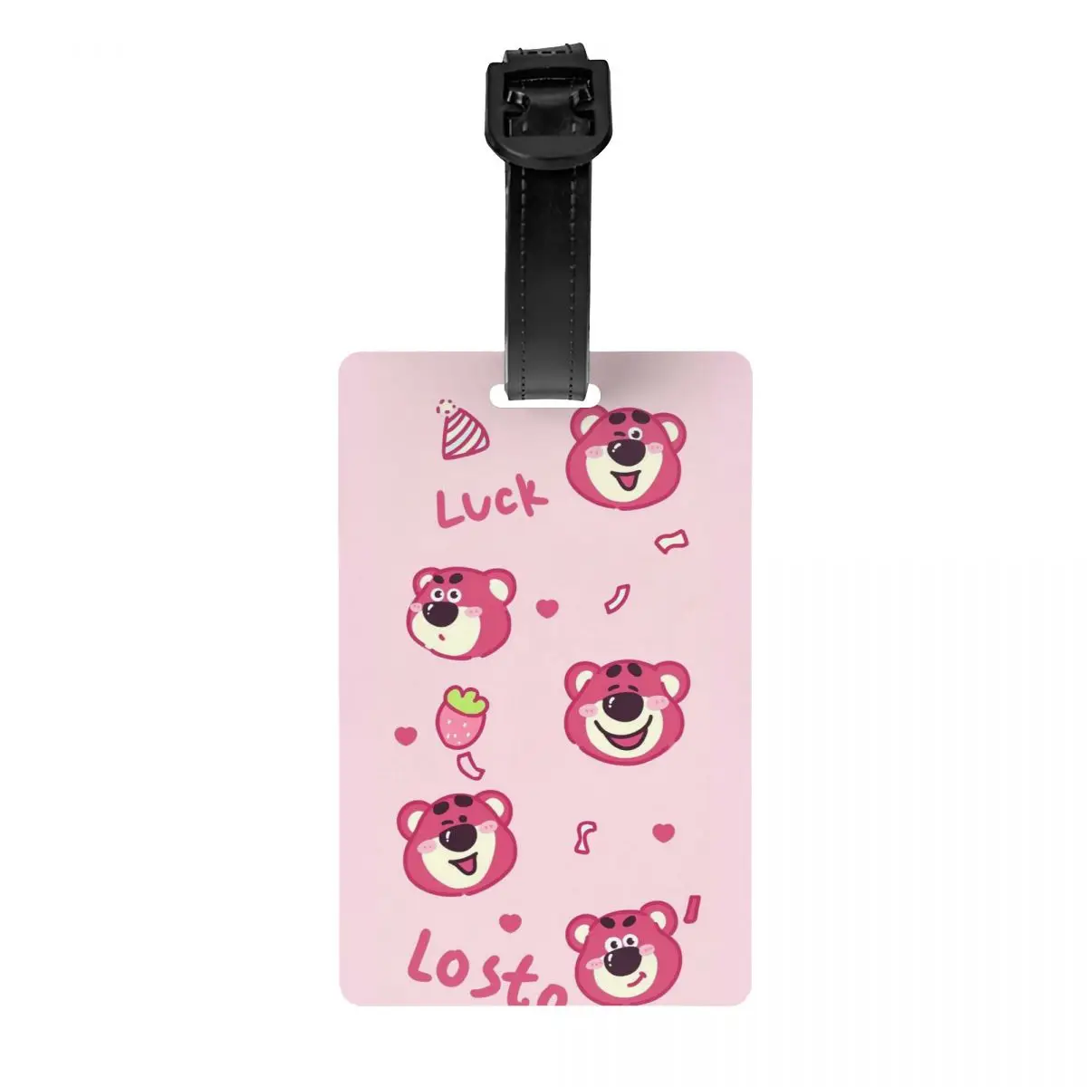 

Пользовательские Lotso Huggin Bear Sweet Багажная бирка Защита конфиденциальности Багажные бирки Дорожные сумки Этикетки Чемодан