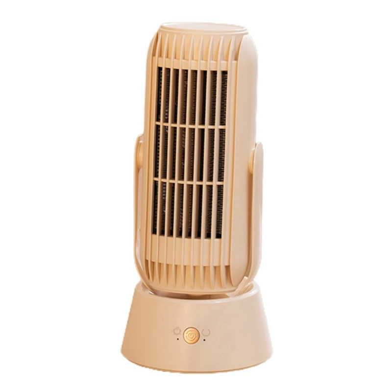 Fan Heater 800W Electric Heater for Home Portable Space Heaters Low Energy Space Heater for Office Home Bedroom