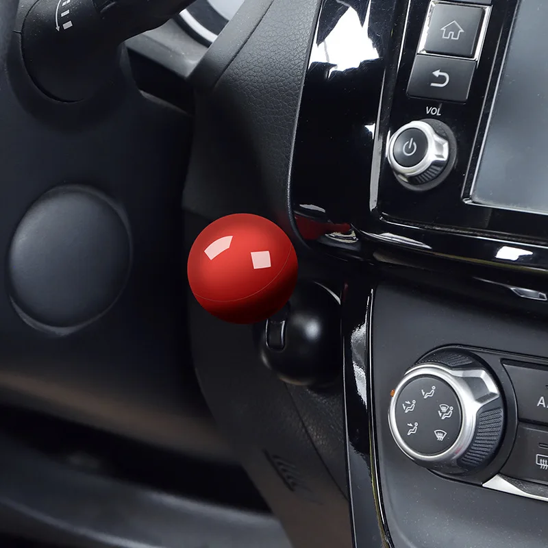 FOR Audi car BUTTON START Modification of pull rod decorative ball All metal ball tie rod BUTTON START Circular decorative cover