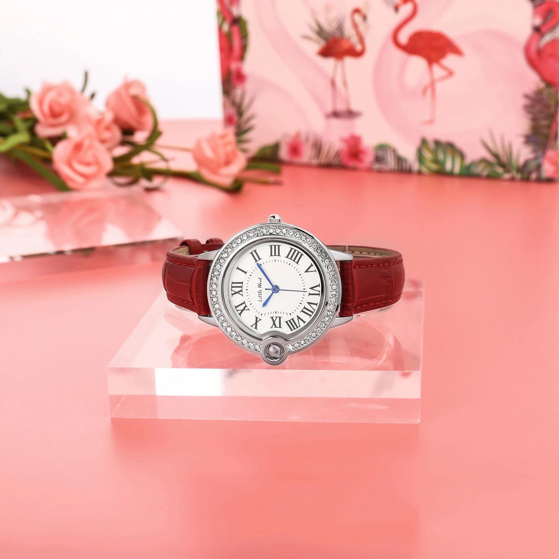 UTHAI Women Watch Light Luxury Brand Blue Balloon Watches Best Friend Valentine\'s Day Gift Ladies Fashion Quartz Wristwatches