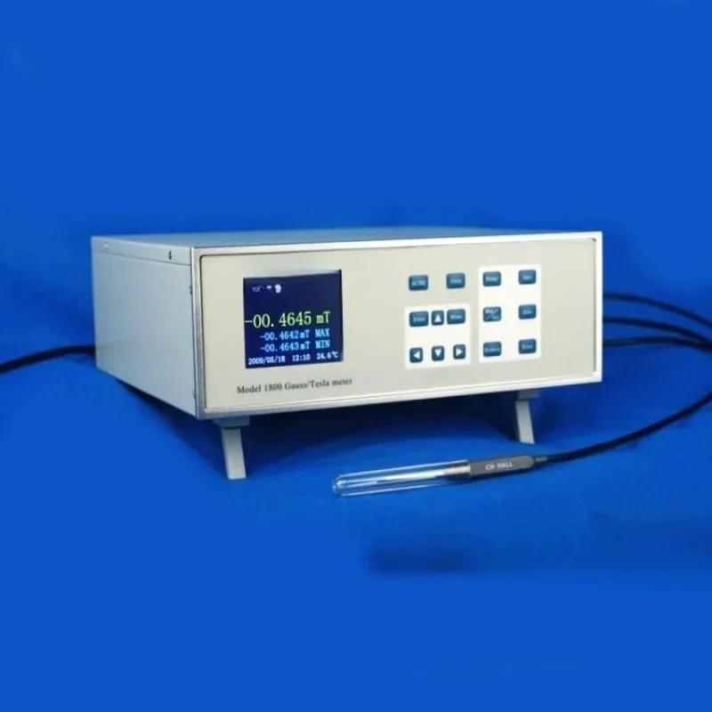 Desktop intelligent high-precision magnetometer magnetic field strength detector