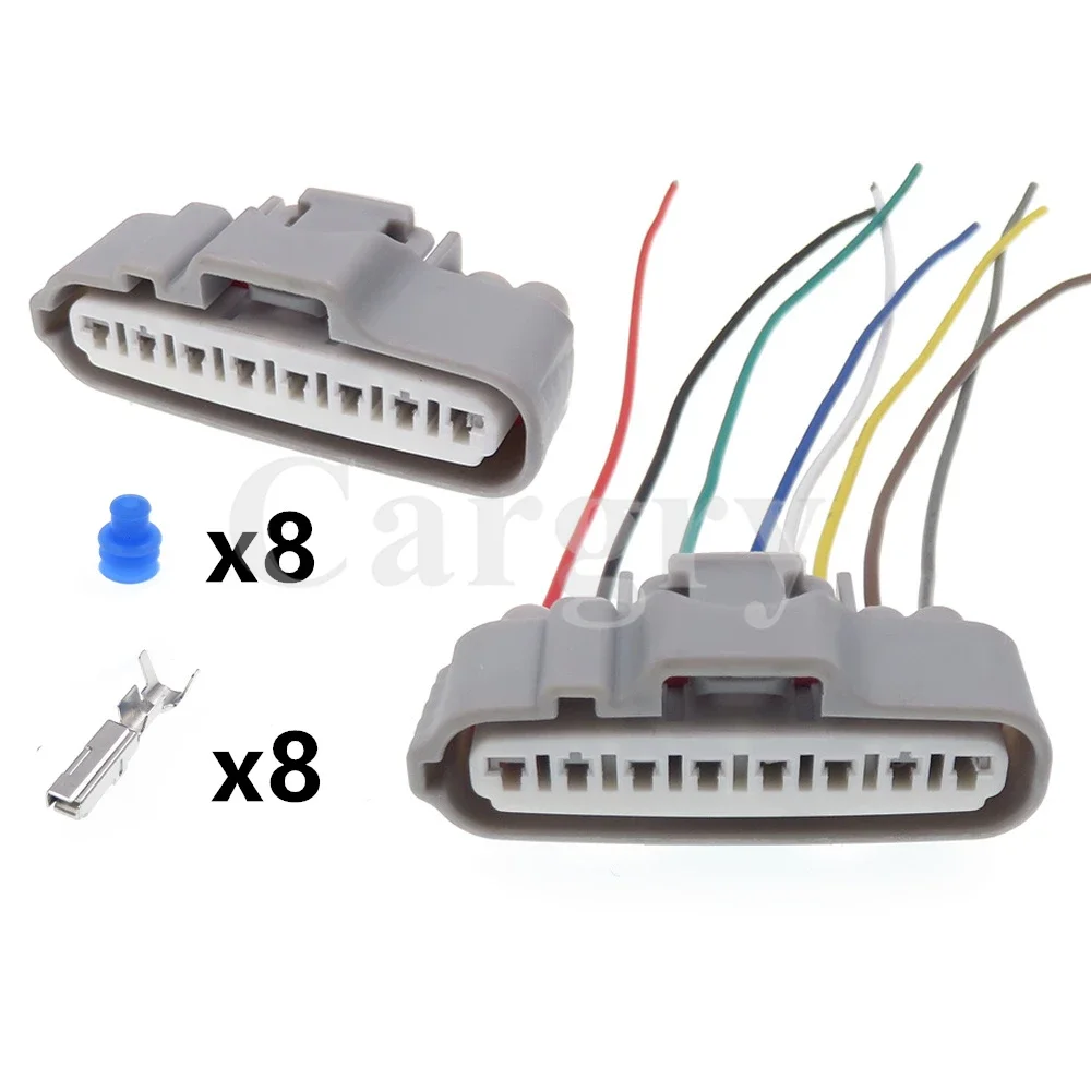 

1 Set 8P 90980-11593 AC Assembly Car Waterproof Socket Fuel Injector Controller Connector for Toyota