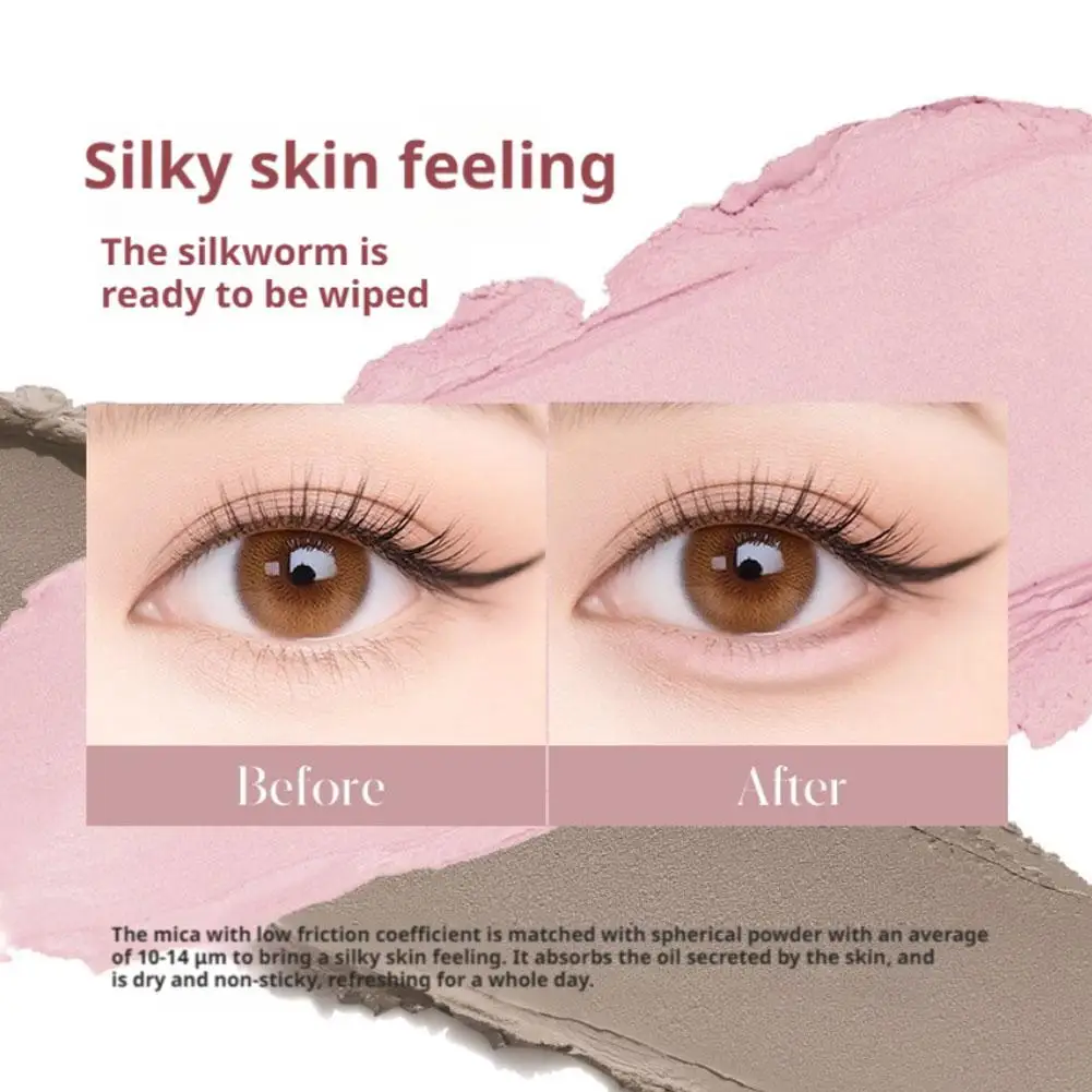 1 pz Doppio Attacco Baco Da Seta Matita Evidenziatore Penna Per Il Trucco Nude Liquido Contorno Liner Eye Brightener Make Up Stick Multifunzionale