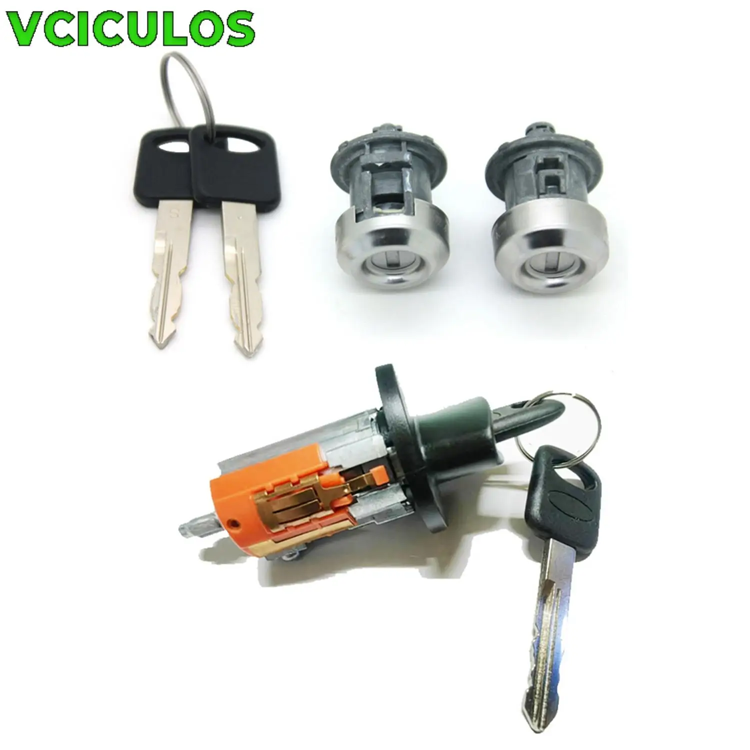 

1Set Ignition Switch Lock Cylinder Door Lock Cylinder W/2 Keys For 05-07 Ford F-250 Car Accessories Interior Parts Replacement