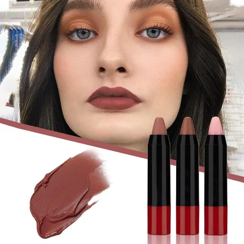 Rossetti impermeabili rossetto Sexy rossetti in velluto opaco trucco labbra opaco regali rossi scuri di lunga durata per fidanzate