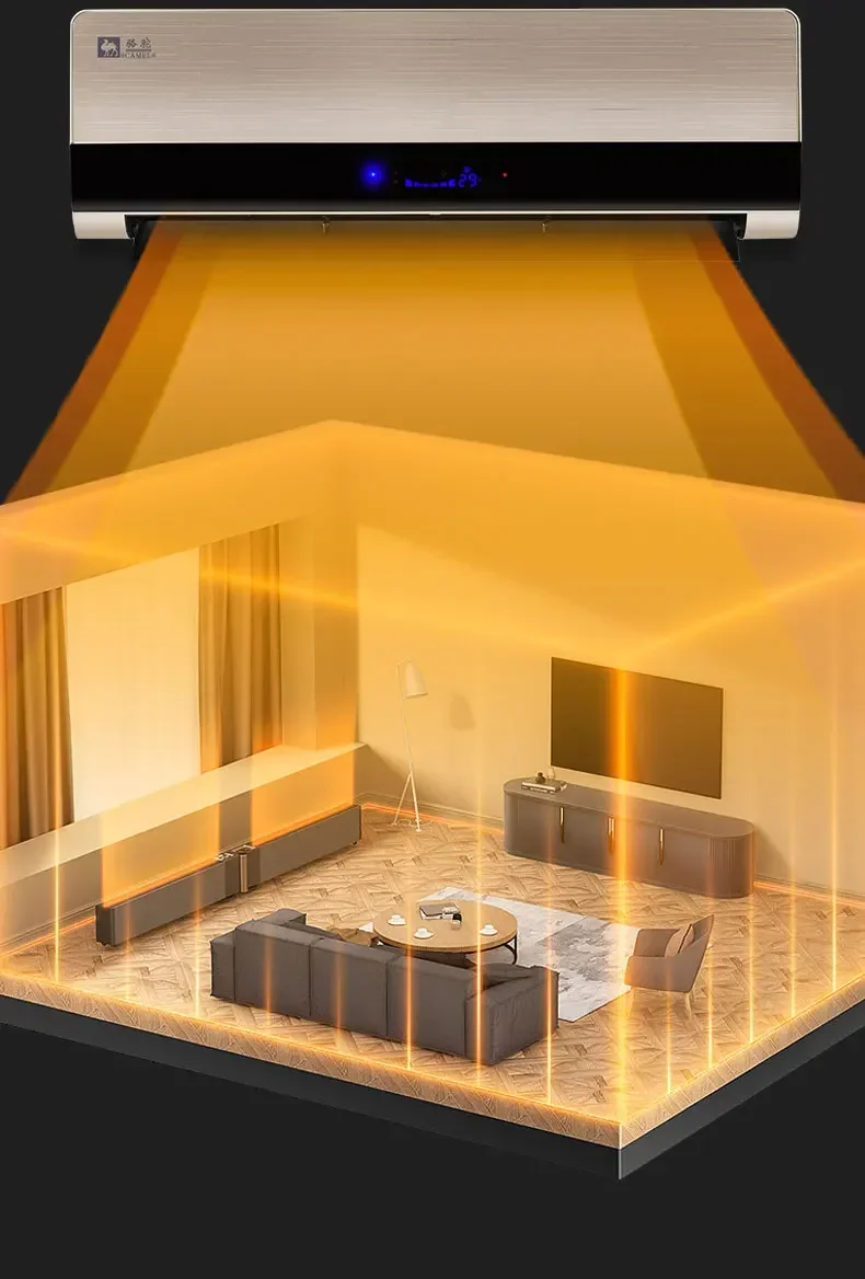 220V Wall Mounted Fast Heating Electric Heater Energy Saving Dual Use For Bathroom Bedroom Home LYH
