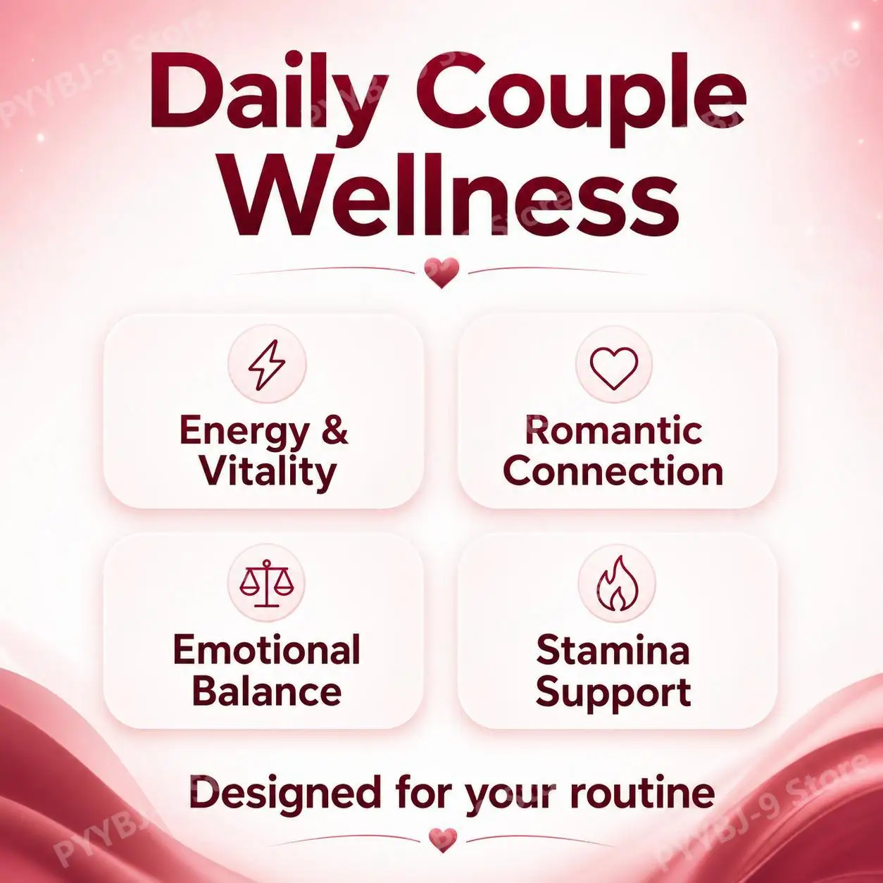 Docteat Intimacy Gummies for Couples for Energy & Vitality, Romantic Connection, Emotional Balance, Stamina, Daily 60 Gummies
