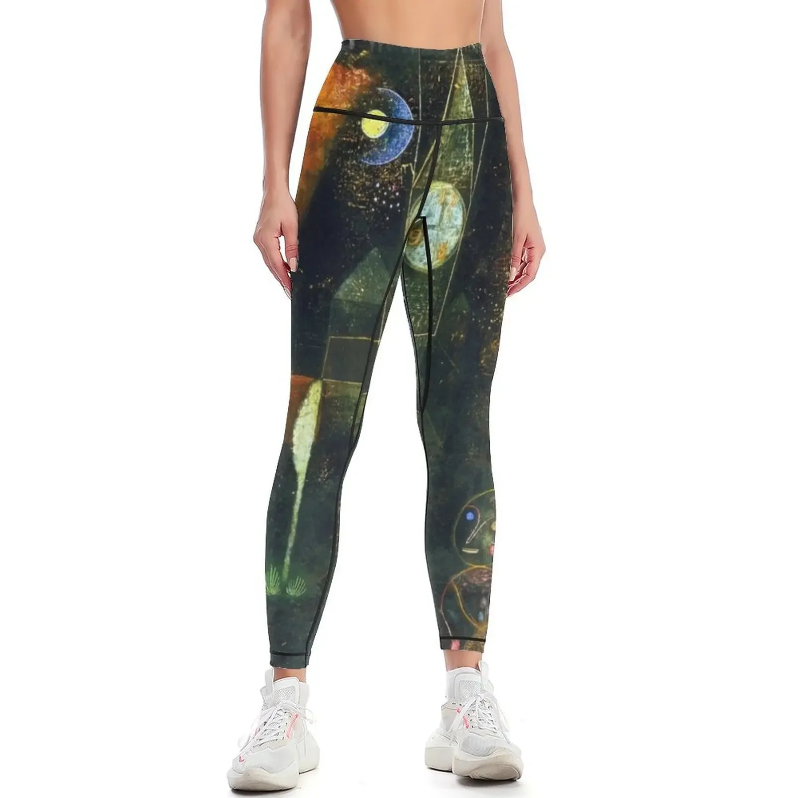 

Paul Klee Fish Magic Leggings Training pants Women's gym Leginsy push up Womens Leggings