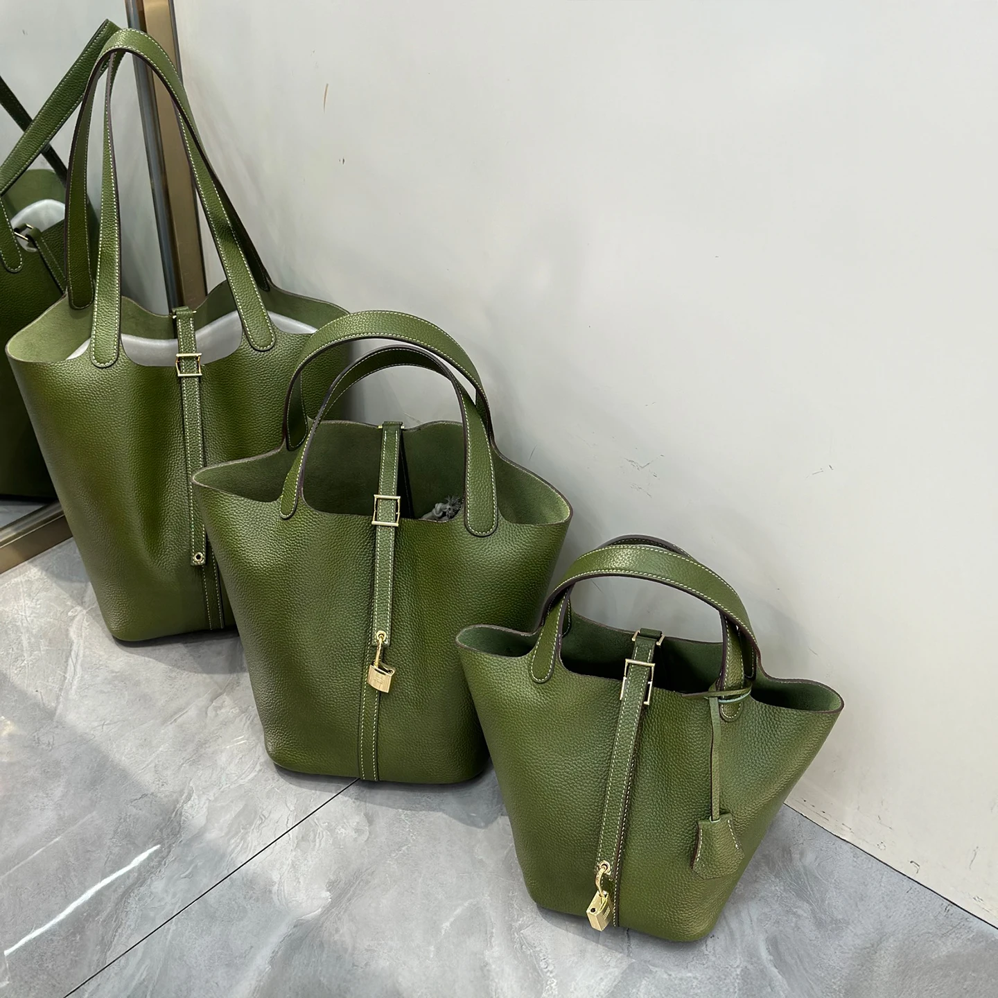 

Bucket Bags Tote Bag Large Women Bags Genuine Leather Cowhide Shoulder Bag New In Luxury Bags Designers High End Bag Handbag