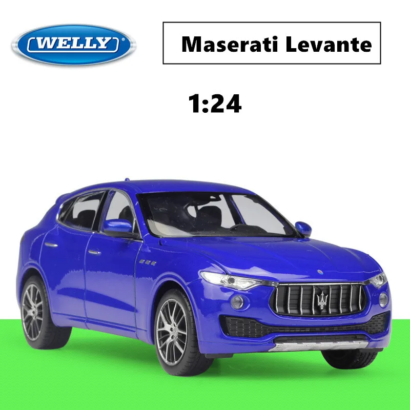 WELLY 1:24 Maserati Levante Simulation Alloy Car Model Collection Gift Car Model Decoration Boy Toy