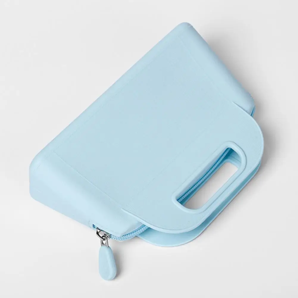 Bag Silicone Makeup Case Compact Silicone Makeup Bag Waterproof Cosmetic Organizer with Multiple Compartments Portable Skincare