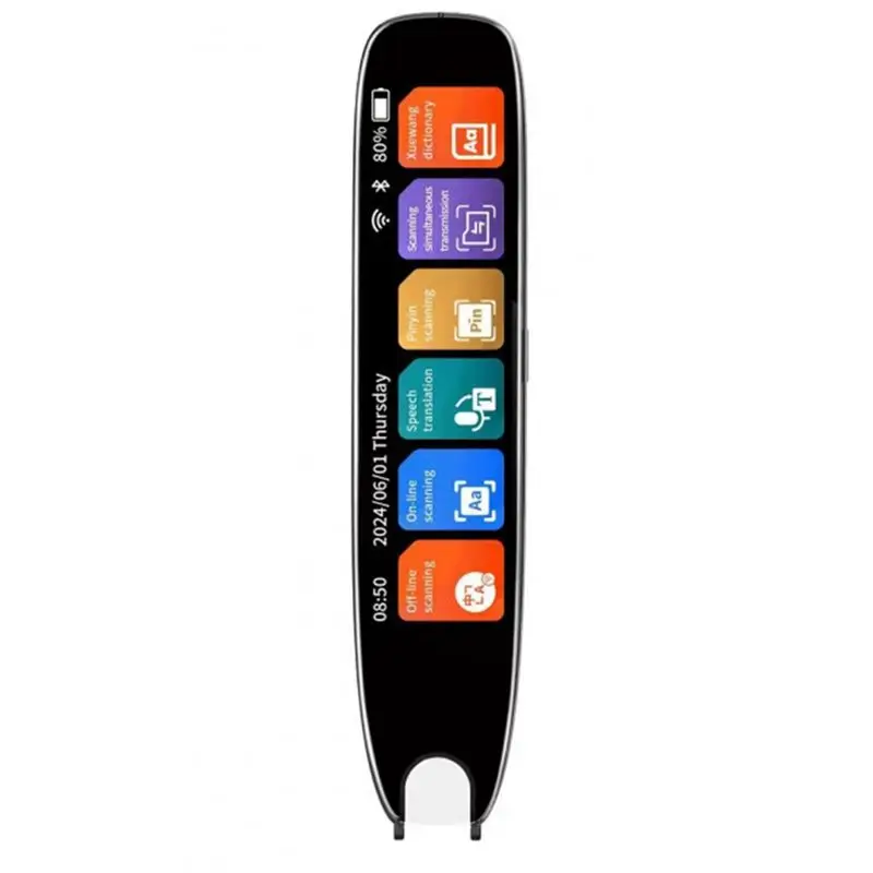 AA87 S65 Translation Pen Real Time Text Scanning Point Reading Learning Smart Voice Translator Device Recording Pen