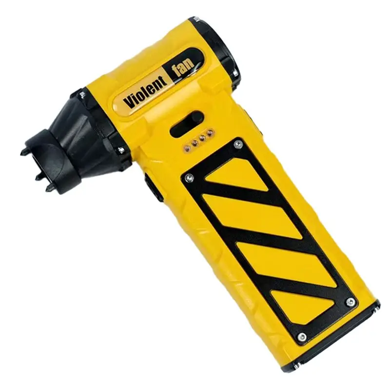 A99G-Mini Fan 110000RPM Brushless Motor Powerful Airflow Violent Air Blower USB Rechargeable Dust Cleaning Tools Yello