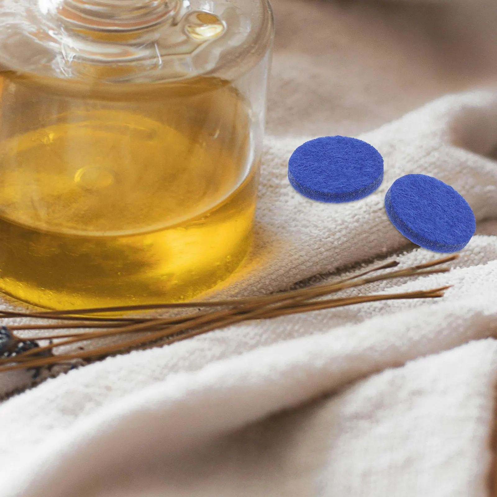 

100 шт. мини-круглых хлопковых ароматических подушечек для диффузоров эфирных масел, многоразовые абсорберы ароматов для ароматерапии, диффузионные коврики