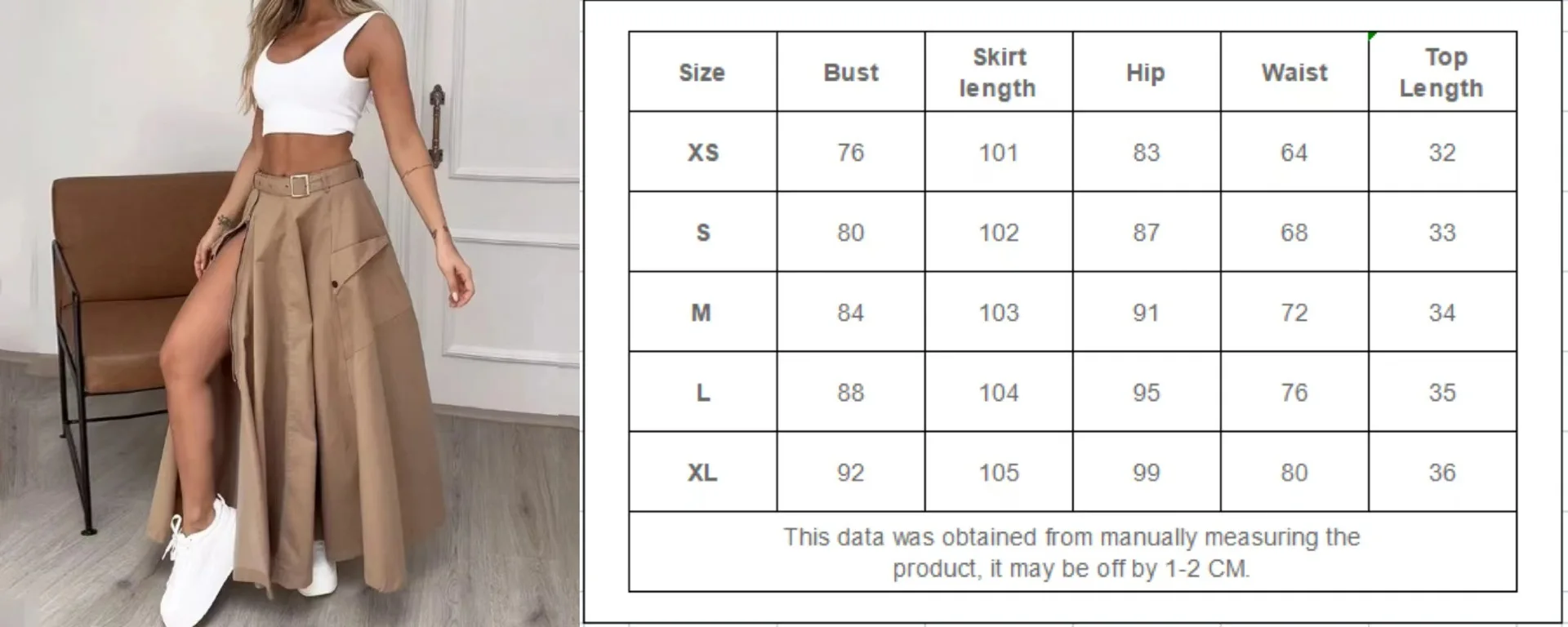 2 Piece Outfit Set Women Spring 2024 New Streetwear Elegant Fashion Sleeveless Tank Top Solid Color Split Skirt Suits for Female