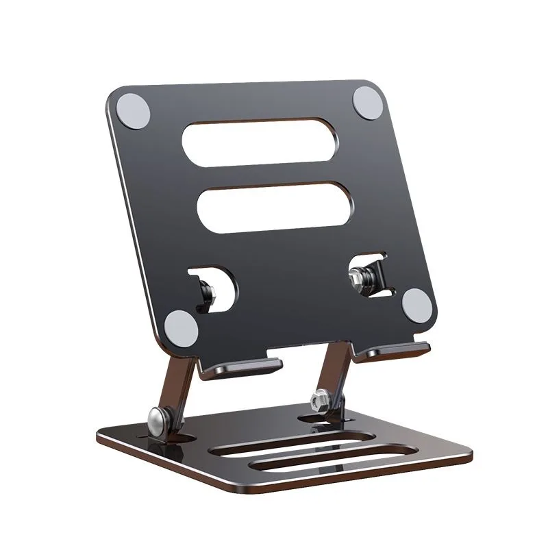 Multi Angle Adjustment Tablet Bracket Dual Axis Support All Metal Computer Bracket Portable Folding Adjustment Drama Chaser