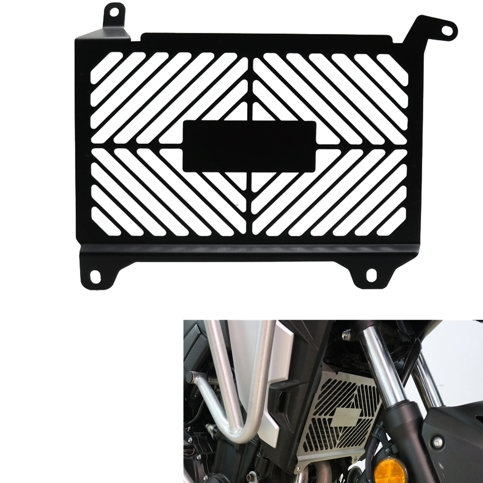 Motorcycle Front Radiator Grille Guard Protector Cover For Honda CB500X CB400X 2020-2022 Motorbike Water Tank Cage Mesh Grill