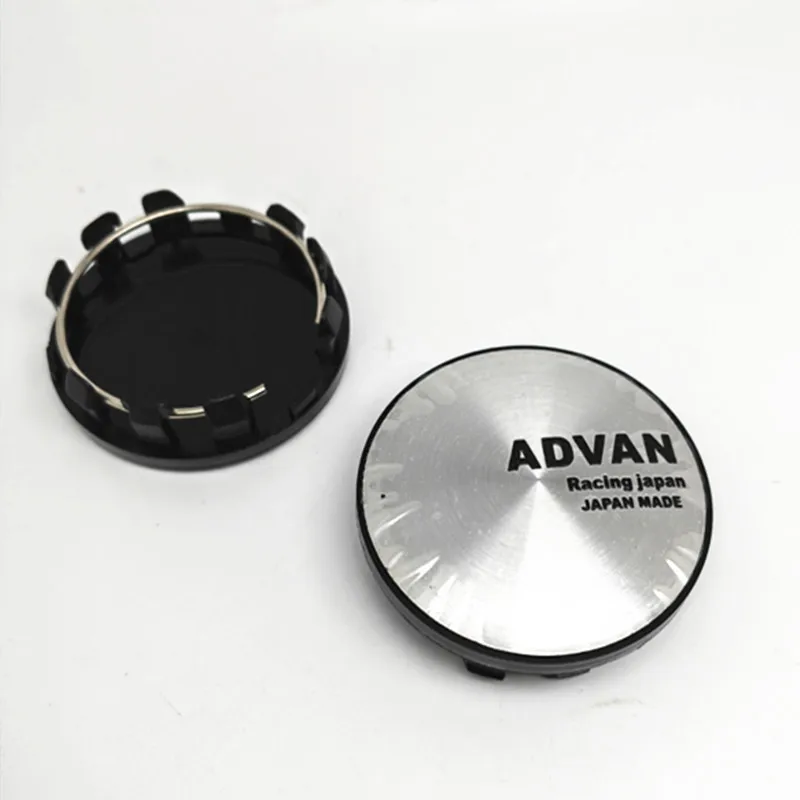 4pcs 59mm 55mm Advan Racing Center Cap Wheel Hub Cover Auto Rims Dust Proof Hubcaps Emblem