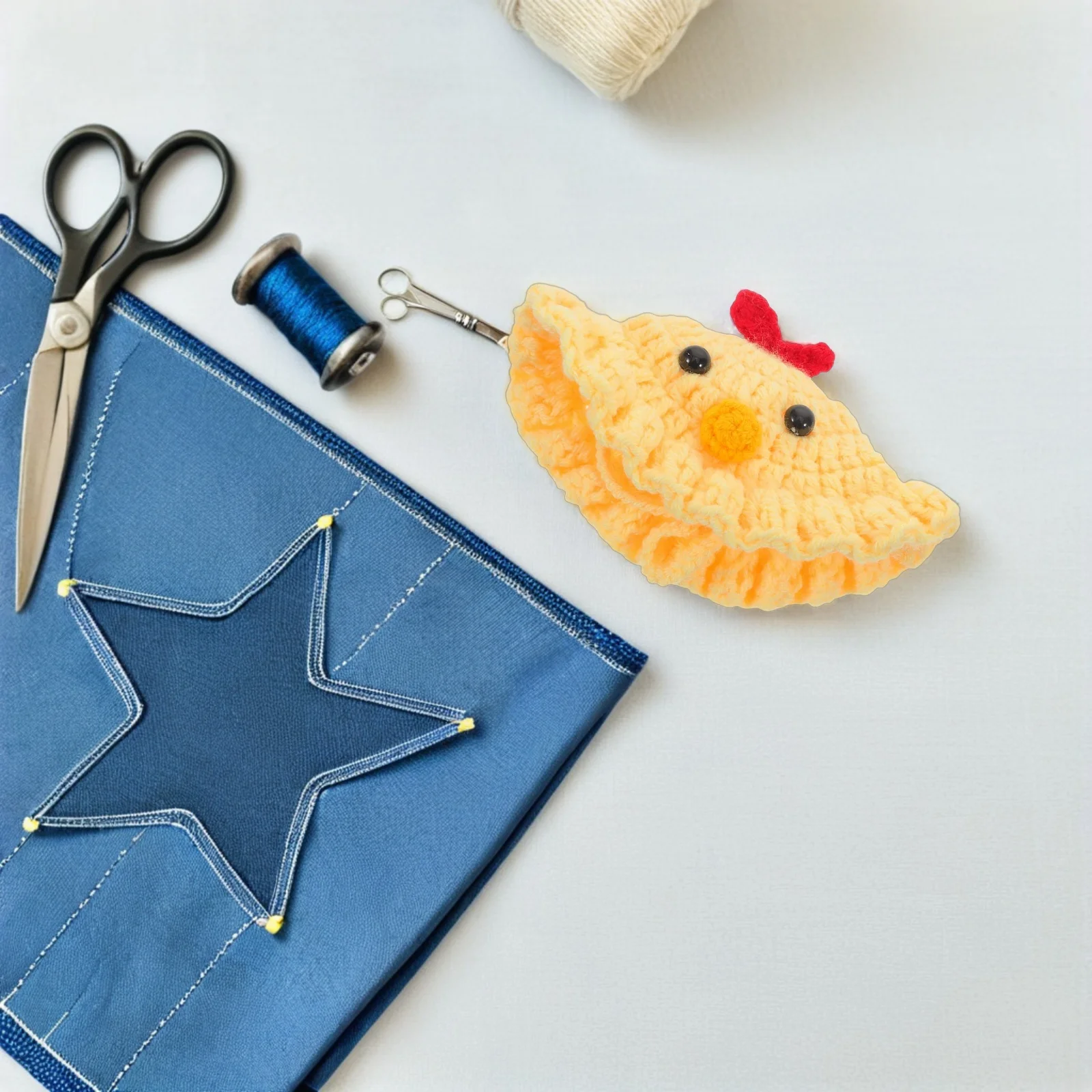 Soft Knitted Mini Bunny Hat for Small Pets - Cute Easter Party Accessory for Hamster Guinea Pig Bearded Dragon Lizard Costume