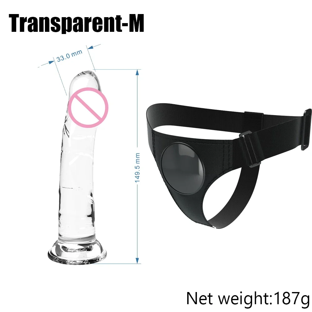 Strap-On Dildo with Adjustable Harness, Suction Cup Base, Flexible Adult Toy for Couples and Beginners - view 4