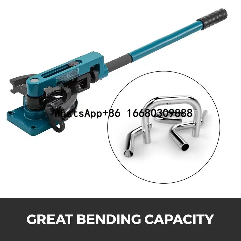 SWG-25 Heavy Duty Manual Bending Machine Small Hydraulic Tubing Bender Aluminum Pipes Stainless Steel Bar Material Used 25kg