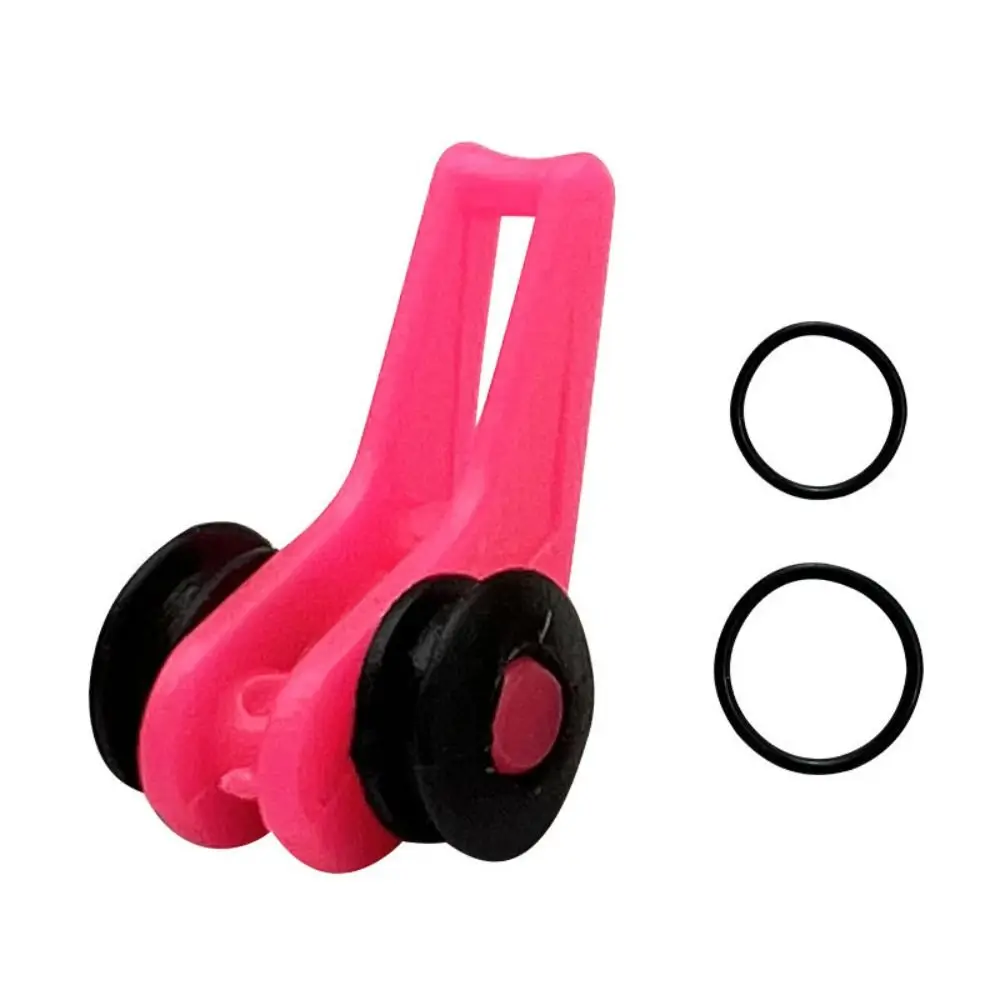 10pcs High Pulling Force Fishing Bait Holder No Curling Securely Fishing Hook Keeper Plastic with Rubber Rings Fishing Rod Fixed