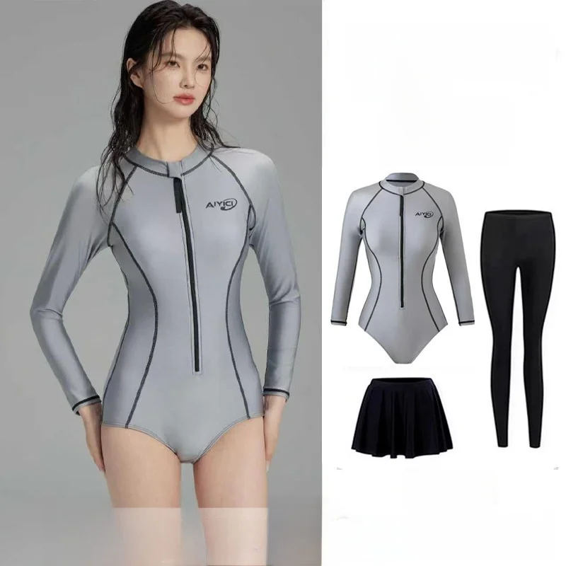 women's-surfing-suits-long-sleeve-wetsuits-slimming-swimwear-jellyfish-design-sun-protection-beach-swimming-outfits