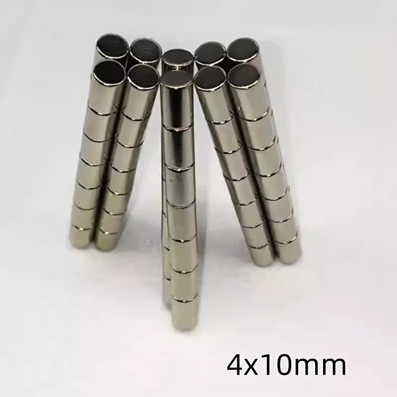 4x10mm Round strong magnets for organizing memos, photos, and DIY on fridges and cabinets 4x10mm