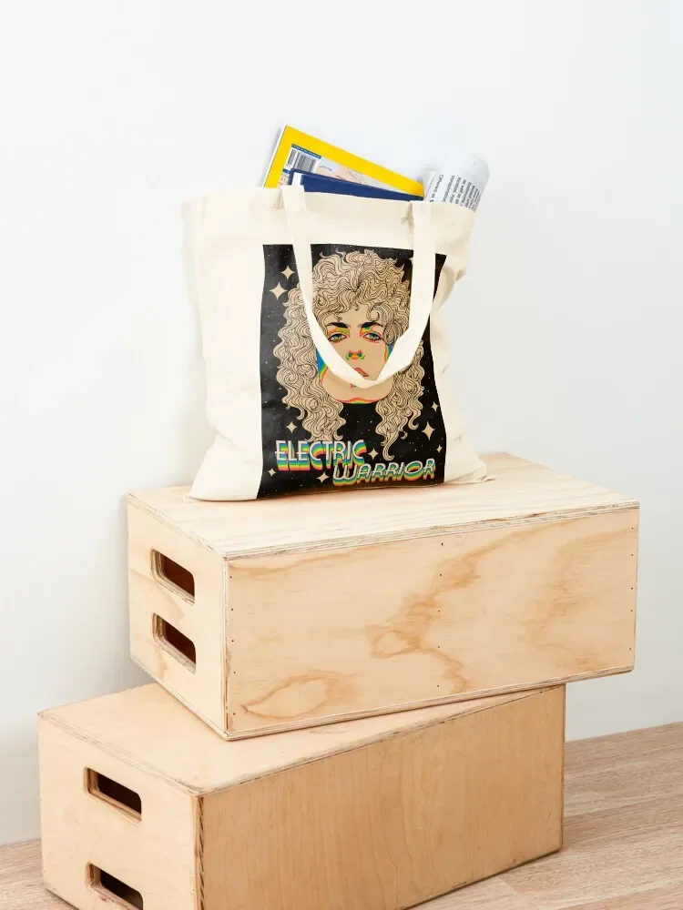 Electric Warrior Tote Bag reusable grocery bags personalized tote tote bag men bag luxury women