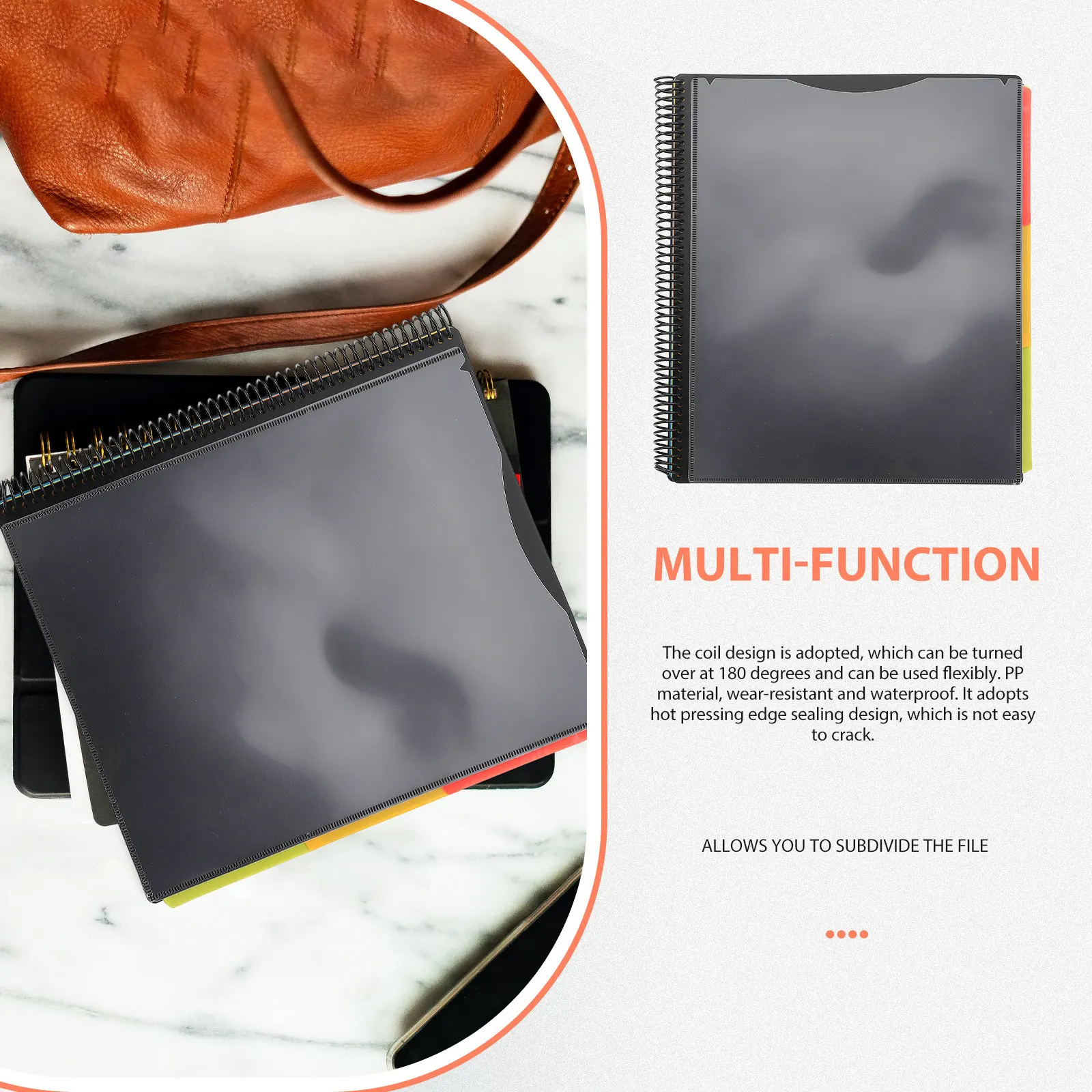 

Пластиковая папка-органайзер для документов, для офиса, школы, дома, для хранения бумаг, контейнер для тестов