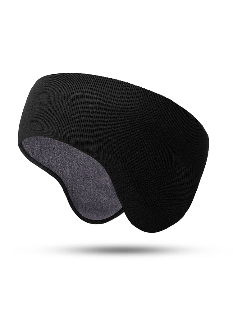 AliExpress JIUSUYI Winter Fleece Bandana Double-layer Ear Warmers Windproof Ski Headbands Outdoor Sport Running Yoga Gym Cycling Snowboard Headwear