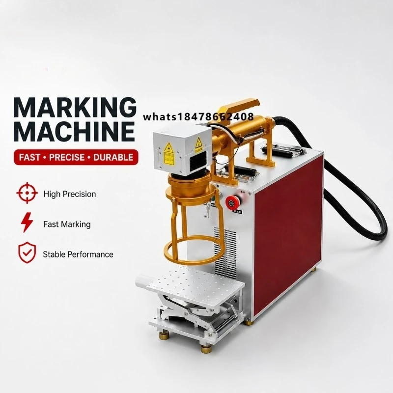 Small Business Desktop Fiber  Engraving Machine Continuous Marking Stainless Steel Handheld Supports AI Graphic Format New