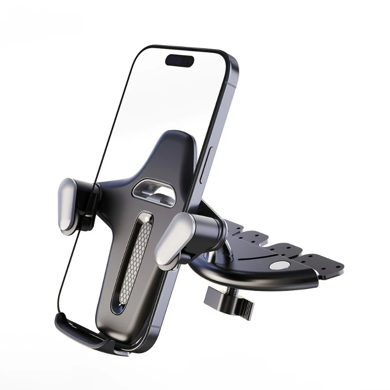 Sturdy CD Slot Phone Mount with One Hand Operation Design, Compatible with All Smartphone Mobile