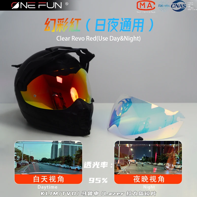 Helmet Visor For KLIM KRIOS PRO TVD LAZER Marushin L9 Photochromic Helmet Anti - Fog Pinlock Lens Shield Mask