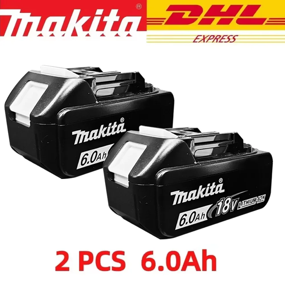 

DHL Ship Makita 18V 6.0Ah Rechargeable Power Tool Battery Lithium ion Replacement LXT bl1830 BL1860B BL1860 BL1850 DHP482