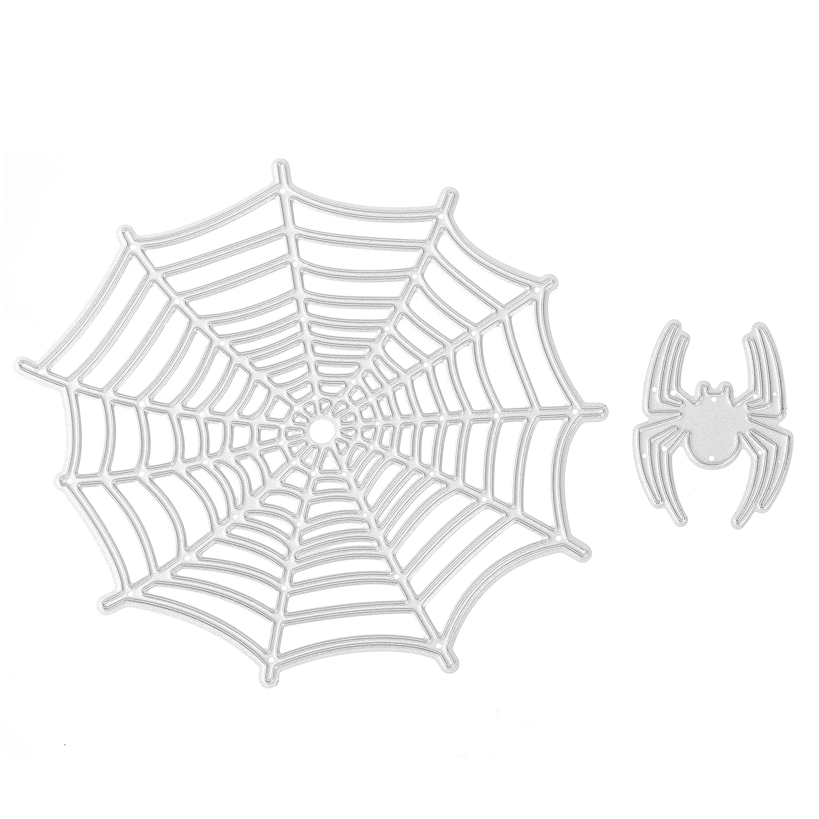 

2 Pcs Spider Web Die Chic Cutting Dies Embossing Template Halloween Metal Cuts Carbon Steel