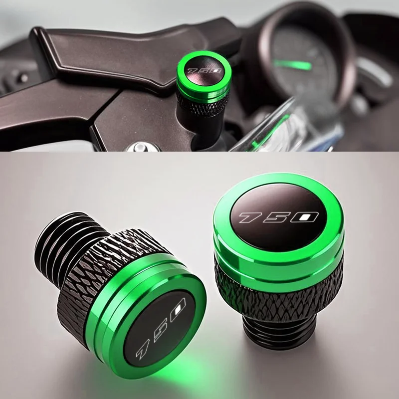 

7 Colours NEW For Kawasaki Z750 Z 750 2003-2024 Z750S Z750R Motorcycle CNC Aluminum mirror Hole plug screw bolt Accessories
