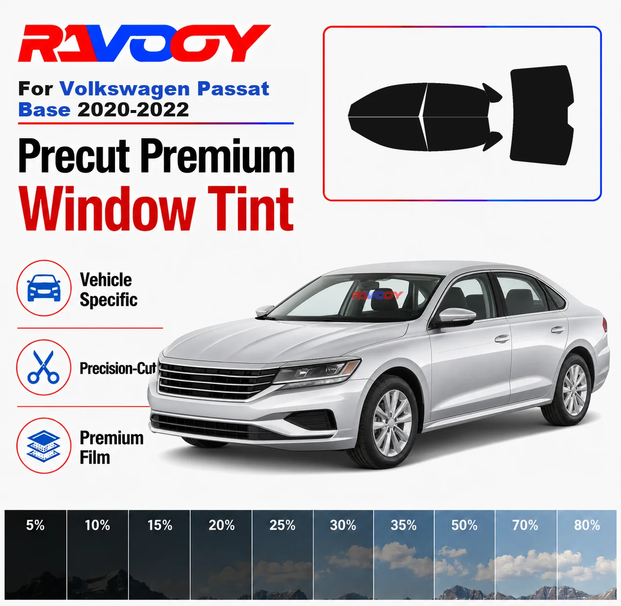 premium-precut-window-tint-kit-front-windows-rear-windows-rear-windshield-for-volkswagen-passat-base-2020-2022-nano-ceramic-film