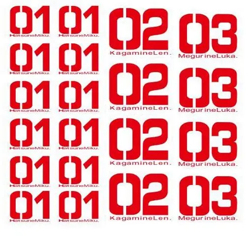 5Pcs Stickers Japan Anime Mi ku Waterproof long-lasting COS0203 arm sticker peripheral Hat sune cosplay accessories stickers image 5