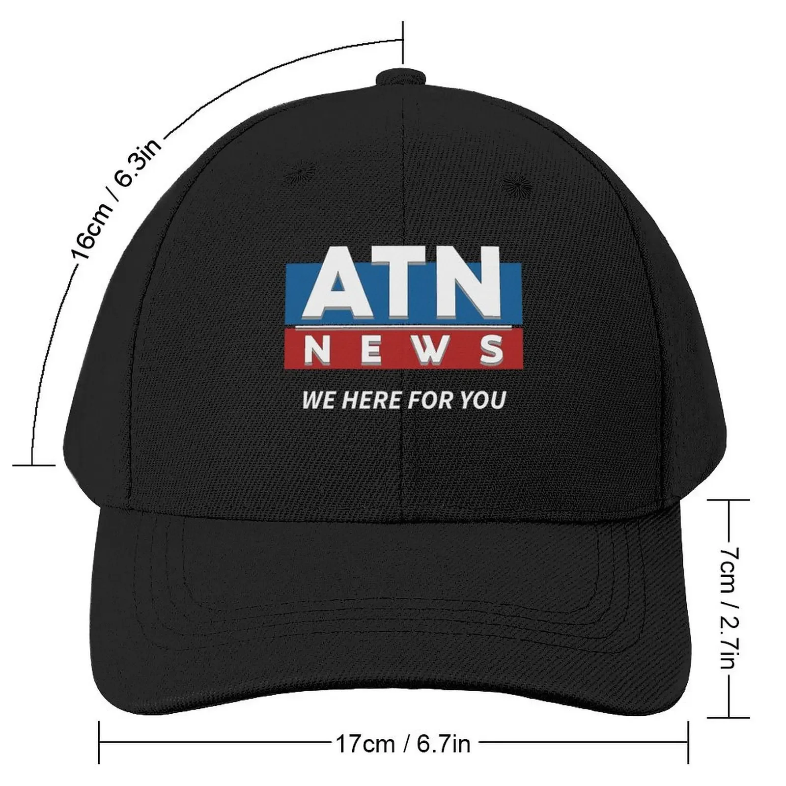 ATN News successionCap Baseball Cap summer hat custom Hat Male Women's