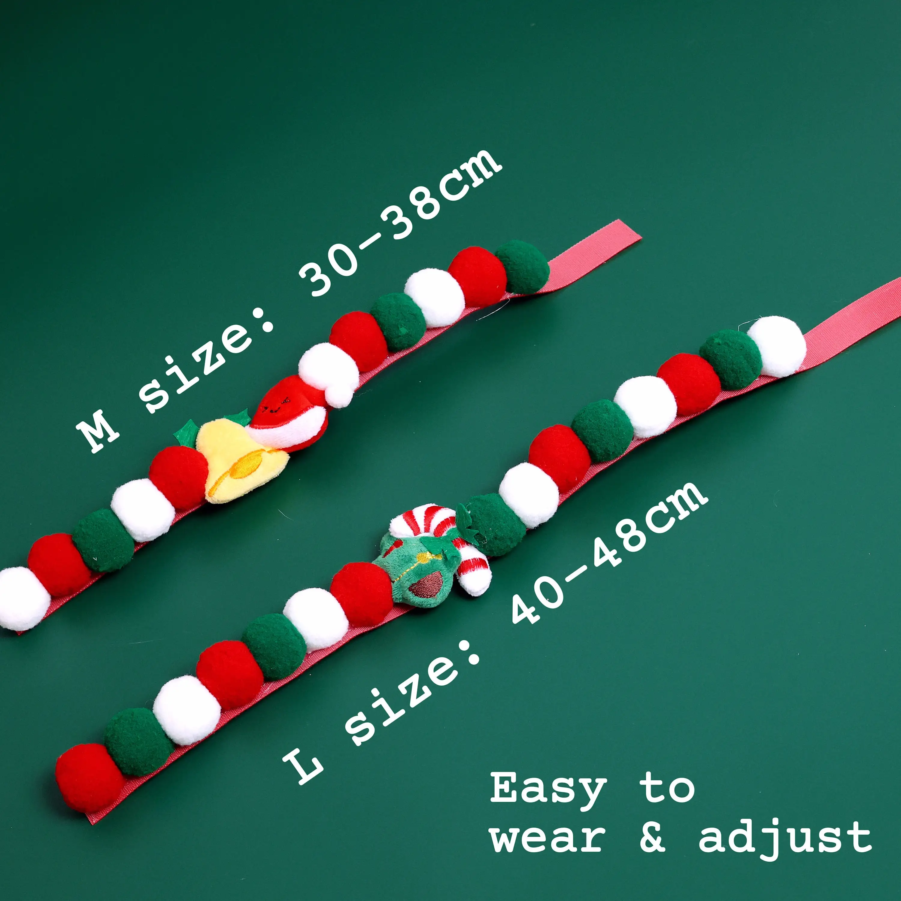 عيد الميلاد الكلب القط طوق اليدوية الحيوانات الأليفة برقبة وشاح باندانا الحيوانات الأليفة هدية للحيوانات الأليفة ازياء مثالية عطلة الألوان نابضة بالحياة #6