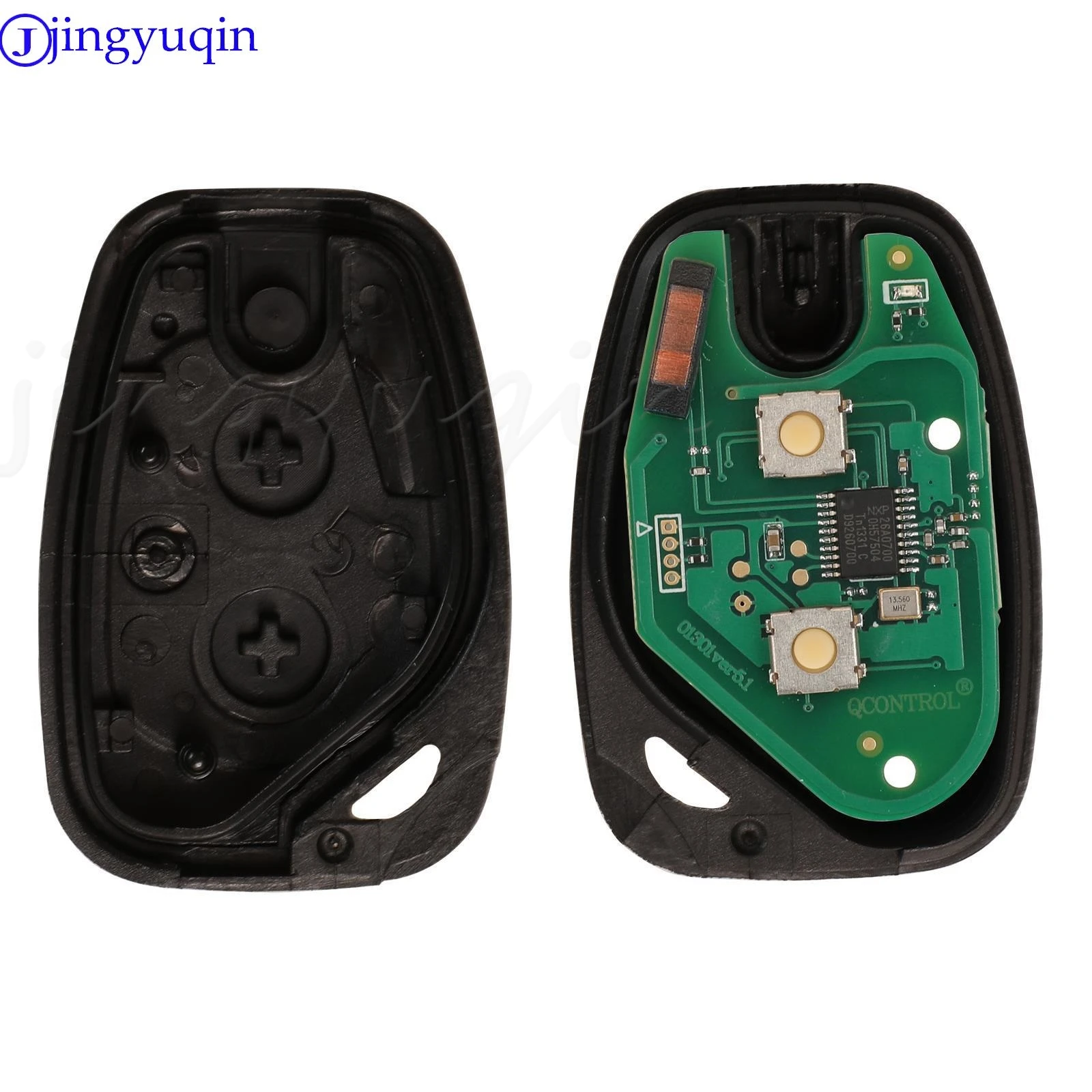 jingyuqin 2 Buttons Car Remote Key 433Mhz ID46 Pcf7946 For Renault Traffic Master Vivaro Movano Kangoo Ne73 VAC102 Blade