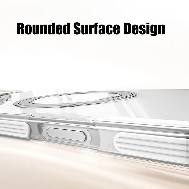 Прозрачный чехол-подставка для iPhone 12 13 14 15 16 Pro Max Plus