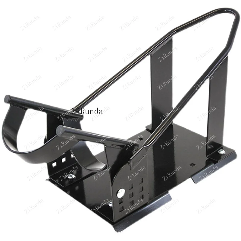 1Motorcycle trailer frame Front wheel fixed support frame Limit tire clamp Fixed display stand