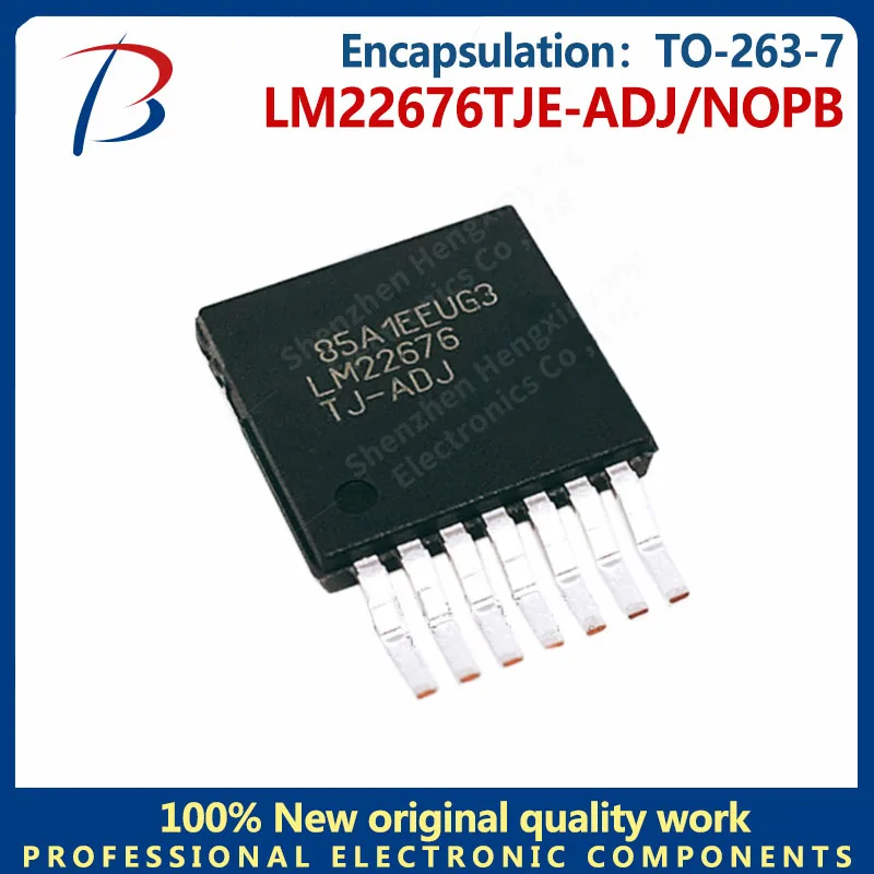 Regulador Step-Down LM22676TJE-ADJ NOPB Pacote TO-263-7 3A, 3A, 10pcs