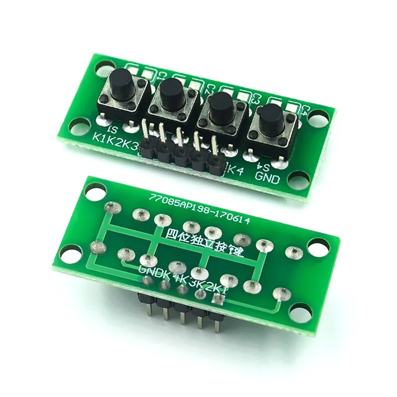 diy-kit-1x4-4-независимая-кнопка-клавиатура-модуль-mcu-для-arduino-студенческий-класс-дизайн-выпускной-проект-эксперимент
